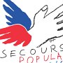 Le logo du Secours populaire<br />Grapus, 1981.<br />Après avoir demandé à Grapus, l’élite du graphisme français, un visuel sur ses actions dans le monde, le Secours populaire ressent la nécessité d’avoir un logo et l’envie de confier la commande à Grapus. En effet, la signature de l’association n’était pas toujours identifiable, elle allait d’un dessin de Cocteau au sigle SPF utilisé sans unité de couleurs ni de polices de caractères. <br />C’est ainsi que nait le logo constitué d’une main ailée au-dessus du nom manuscrit du Secours populaire français. La main est ouverte et tendue, elle vient à la rencontre de l’autre. Son dessin est tendre et le geste ascensionnel, dynamisé par les ailes apportant grâce et espoir, représente l’élan solidaire qui pousse à secourir son semblable partout dans le monde. C’est un logo fort, chaleureux et intemporel.<br />