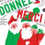 Les Pères Noël verts (pour que Noël n’oublie personne).<br />Affiche de Pierre Bernard revisitée par Helmo, 2017. <br />Pierre Bernard avait créé, en 2001, une affiche représentant le Père Noël vert du Secours populaire venant en renfort à côté de son compère rouge, pour que Noël n’oublie personne. En 2016, à l’occasion des 40 ans du Père Noël vert, le Secours populaire demande à Helmo de revisiter l’affiche de Pierre Bernard décédé l’année précédente. L’appel aux dons est ici fortement mentionné et rappelle que l’argent est nécessaire pour agir. Le visuel créé par Pierre Bernard a été utilisé régulièrement durant 15 ans avec quelques variantes au cours des années.<br />