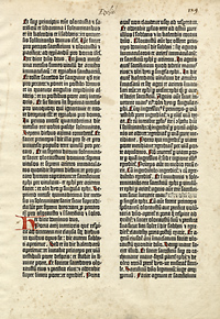 Bible  42 lignes de Gutenberg