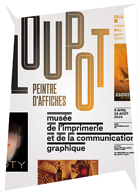 Affiche de la prochaine exposition Loupot