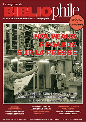 Couverture du magazine du bibliophile