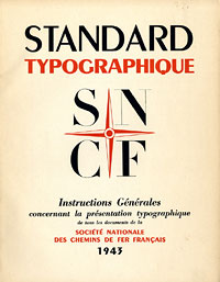 Page de titre du standard typographique PLM Vox