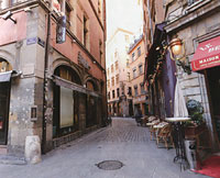 Vue de la rue Mercire, Lyon