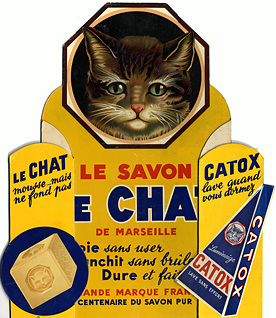 Chromolithographie marque Le Chat