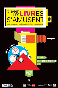 Affiche de l'exposition Quand les livres s'amusent